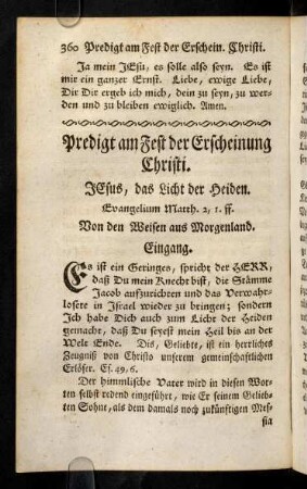 360-363, Evangelium; Eingang; Gebet