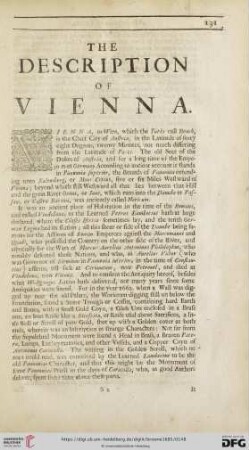 The Description of Vienna