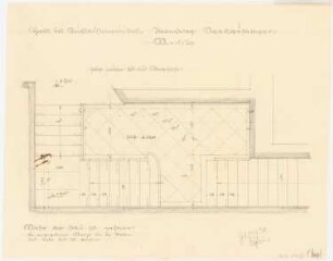 Dienstwohnung des Reichsaußenministers Joachim von Ribbentrop, Berlin-Mitte Umbau: Staatsgästetreppe: Plattenbelag 1:20