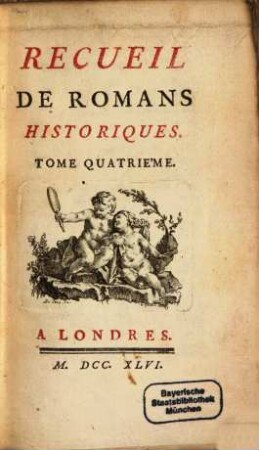 Recueil De Romans Historiques. 4