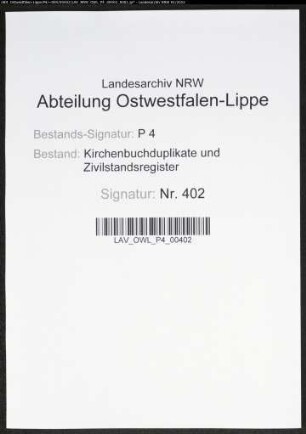 Kirchenbuchduplikat der katholischen Gemeinde Schmallenberg, Kreis Meschede (GHT 1863-1868). (Gemeinde: Katholische Gemeinde)