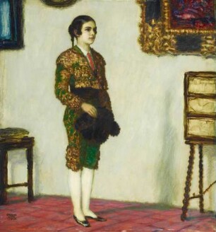 Tochter Mary als spanischer Stierkämpfer
