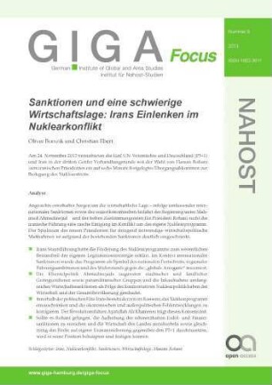 Sanktionen und eine schwierige Wirtschaftslage : Irans Einlenken im Nuklearkonflikt