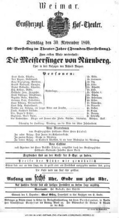 Die Meistersinger von Nürnberg