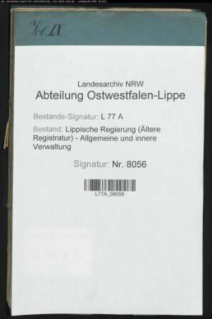 Wegeaufseher, Bd. 9