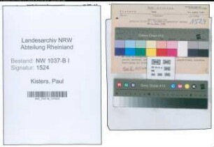 Entnazifizierung Paul Kisters , geb. 14.04.1901 (Friseur)