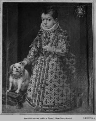 Porträt eines jungen Mädchens mit Hund