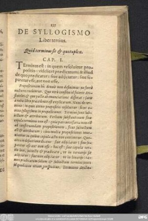 De Syllogismo Liber tertius.