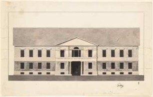 Westpreußische Kriegs- und Domainen-Kammer (Kammerkonferenzhaus), Marienwerder: Hauptansicht