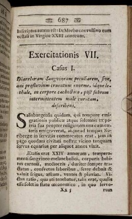 Exercitationis VII. Casus I. - Casus IV.