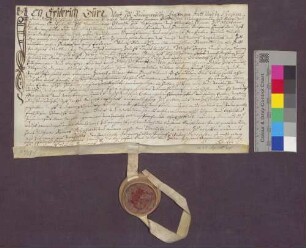 Kaufbrief des Fridlin Sönlin, gewesenen Sägers im Schweighof, für Ulrich Blanck von Oberweiler über Matten im Schweighof.