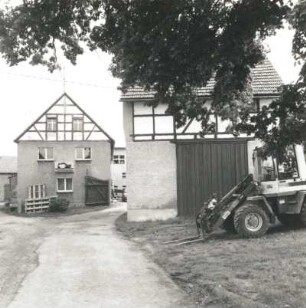 Coöditz-Möseln, Seuphaner Straße 11. Vierseithof (2. H. 19. Jh.). Straßenansicht