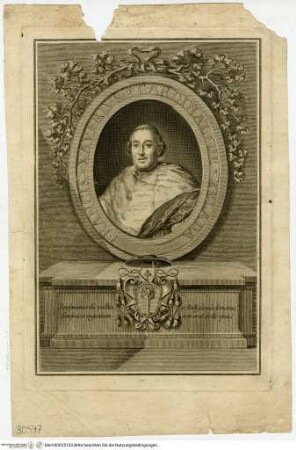 Portrait Kardinal Francisco Xaverio de Zelada - De Zelada, Francis Xaverius, Cardinal, Porträt