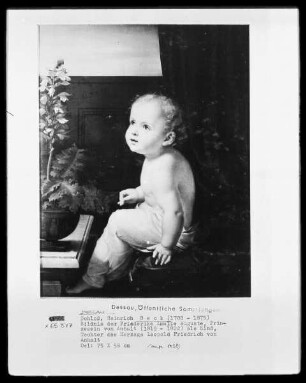 Bildnis der Friederike Amalie Auguste, Prinzessin von Anhalt als Kind