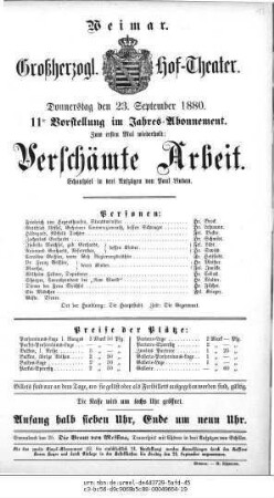 Verschämte Arbeit