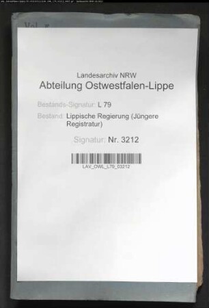 Bau der Eisenbahn Lage - Hameln, Band 2