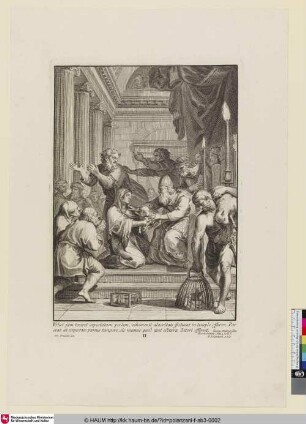 Velut jan teneret expectatam prolem, vehementi alacritate festinat in templo offerre