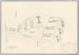 Bebauungsplan Südgelände Vorarlberger Damm Gruppe, Berlin-Schöneberg: Lageplan 1:1000