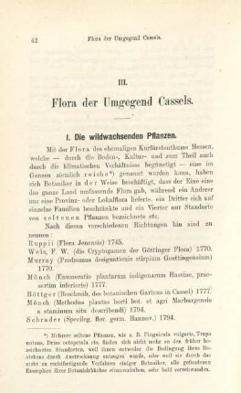 1. Die wildwachsenden Pflanzen.