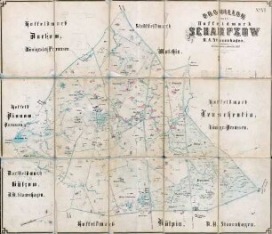 N° VI; Brouillon von der Hoffeldmark Scharpzow, D.A. Stauenhagen
