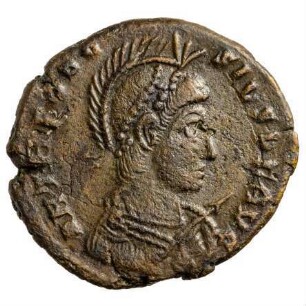 Münze, Aes 2, 379 - 395 n. Chr.