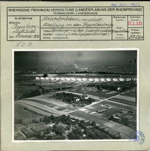 Saarbrücken, Zeppelinstrasse, Siedlung