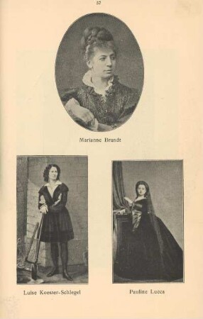 Luise Koester-Schlegel ; Pauline Lucca