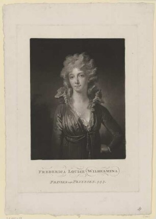 Bildnis der Frederica Louise Wilhelmina, Prinzessin von Preussen