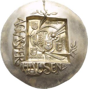 Verdienstmedaille von Victor Huster der Gemeinde Aglasterhausen (Odenwald)