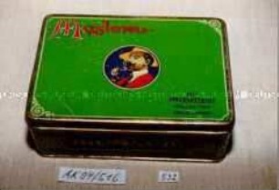 Blechdose für 50 Stück "Moslem PROBLEM CIGARETTES GOLD TIPPED."