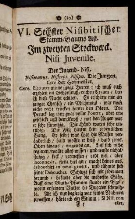 89-93, VI. Sechster Nisibitischer Stamm-Baums Ast