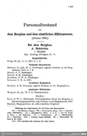 Personalbestand
