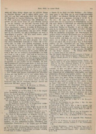141-144 Literarische Notizen