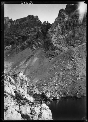 Österreich, Lienzer Dolomiten. Blick auf die Laserz-Wand