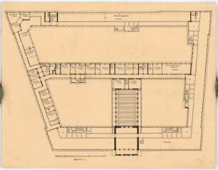 Rathaus, Berlin-Schöneberg: Grundriss 3. OG 1:200