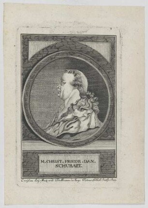 Bildnis des Christian Friedrich Daniel Schubart