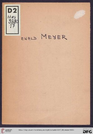 Ewald Meyer : Aquarelle aus französischer Gefangenschaft : August - September 1947