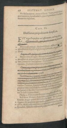 Cap. II. Divisiones propositionis simplicis