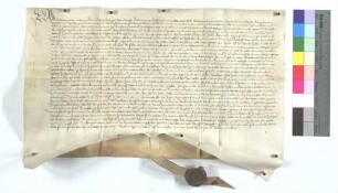 Lehensrevers der Kommune Harthausen um des Klosters Maulbronn Heide und Busch in dasiger Markung gegen eine jährliche Gült von 10 Malter Roggen.
