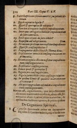 324-328, Sectio IV. De Cognatione Spirituali. ...