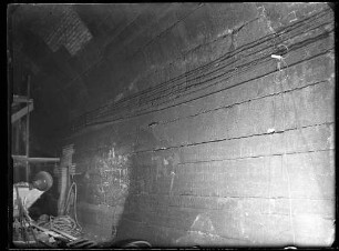 Stuttgart-West, Bf, Beschädigungen im Kriegsbergtunnel