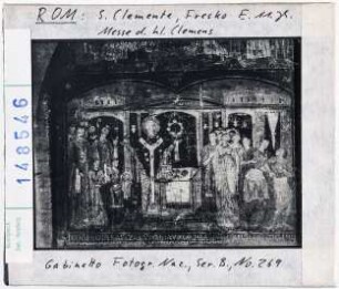 Rom: San Clemente, Messe des Hl. Clemens