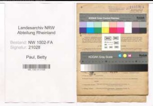 Entnazifizierung Betty Paul, geb. 03.08.1895 (Haendlerin)