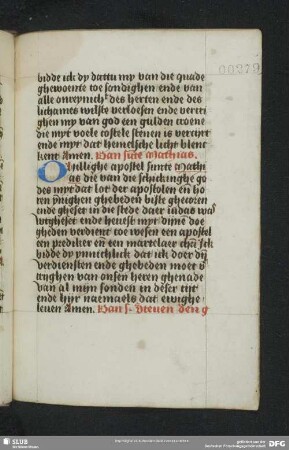 279r-285v: Gebete zu den Märtyrern