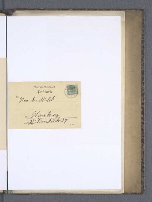 Deutsche Reichspost Postkarte