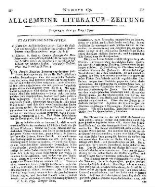 Annalen der Botanik. St. 4-8. Hrsg. von Paul Usteri. Zürich: Orell. 1793-94 St. 7-8 zugl. u.d.T.: Neue Annalen der Botanik. St. 1-2