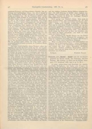 482-484 [Rezension] Claassen, Johs., Reinheit - Einheit!
