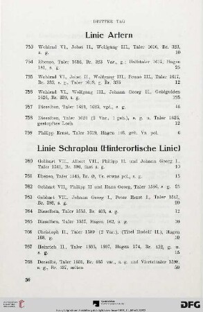 Linie Schraplau (Hinterortische Linie) (Nr. 760-768)
