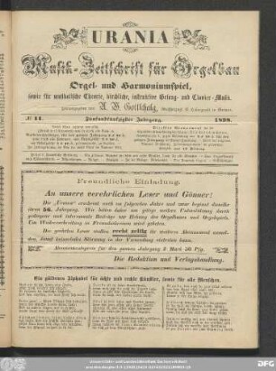 No. 11. Fünfundfünfzigster Jahrgang. 1898.