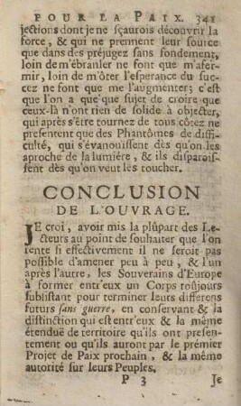 Conclusion de l'Ouvrage.